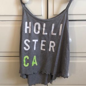 Hollister grey tank top